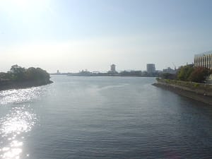 山崎川河口